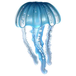 Moon Jelly With Sparkling Details PNG Awk