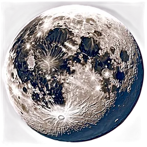 Moon Set Against Twilight PNG 06132024 PNG