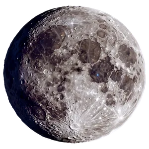 Moon Surface Landscape View PNG Rxc