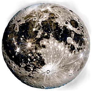Moon Surface Night Sky View PNG 10 PNG