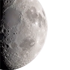 Moon Surface With Hidden Oases PNG Eil PNG