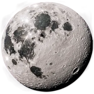 Moon Surface With Satellite Orbiting PNG 06262024