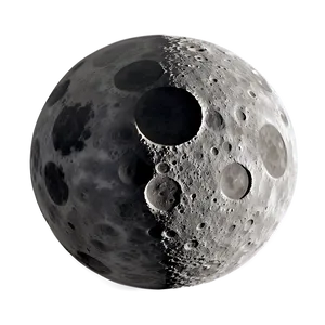 Moon Surface With Spacecraft Landing Png 06262024 PNG image