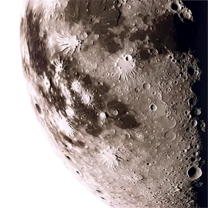 Moon Surface With Spectacular Sunrise PNG Ohp