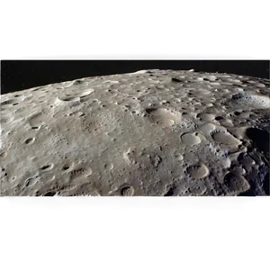 Moon Surface With Tranquility Base PNG Swr
