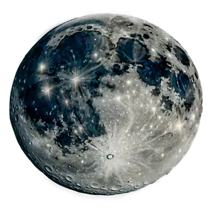 Moon With Clouds Transparent PNG 05252024