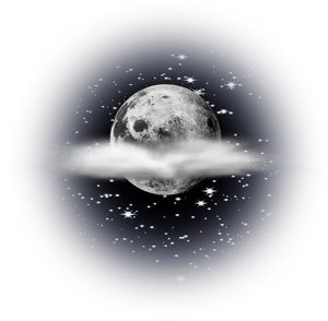 Moonand Stars Portal PNG image