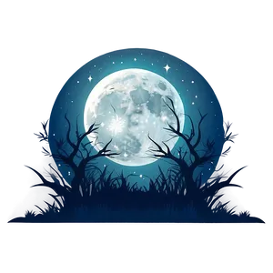 Moonlight Scene Transparent Png 05252024 PNG image