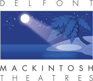 Moonlit Beach Theatrical Poster PNG image