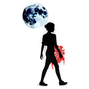 Moonlit Night Walking PNG 05232024