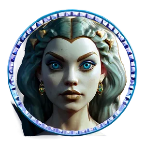 Moonlit Siren Portrait Png 05242024 PNG image