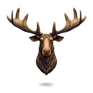 Moose Head Trophy Illustration PNG Njl PNG
