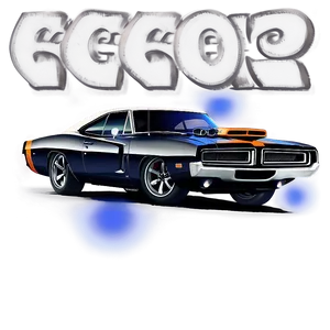 Mopar Charger Illustration Png 06252024 PNG image