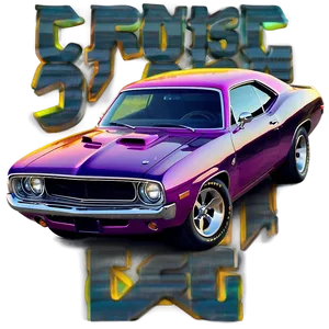 Mopar Muscle Car Graphic Png 06252024 PNG image