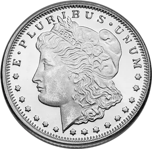 Morgan Silver Dollar Obverse
