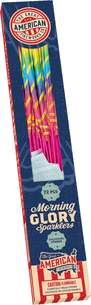 Morning Glory Sparklers Packaging PNG image