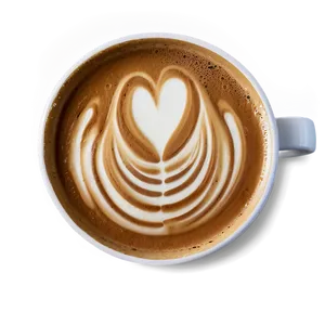 Morning Latte Art PNG 85