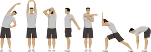 Morning Stretching Routine PNG