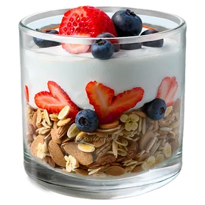 Morning Yogurt Parfait PNG Rde