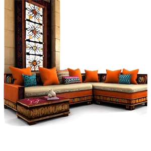 Moroccan Living Room Feel Png Nmh PNG image