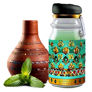Moroccan Mint Tea PNG 05242024