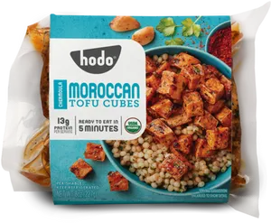 Moroccan Tofu Cubes Package PNG image