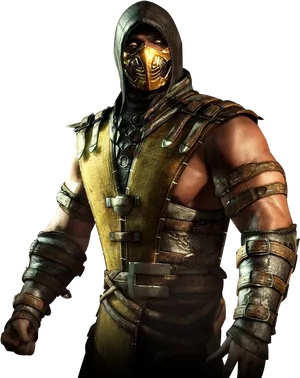 Mortal Kombat Ninja Character PNG