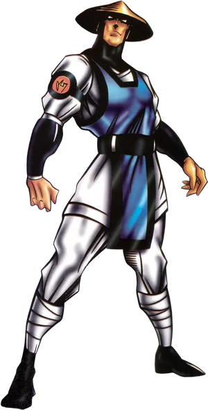 Mortal Kombat Raiden Character Artwork PNG image