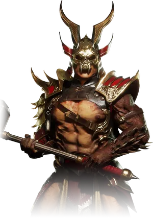 Mortal Kombat Shao Kahn Character Render PNG image