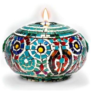 Mosaic Candle Holder Png 15 PNG image