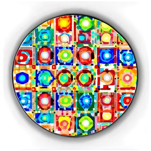 Mosaic Pattern Design PNG Fnn PNG