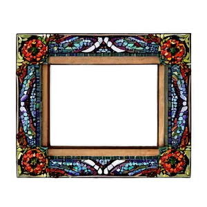 Mosaic Picture Frame Png 06252024 PNG image