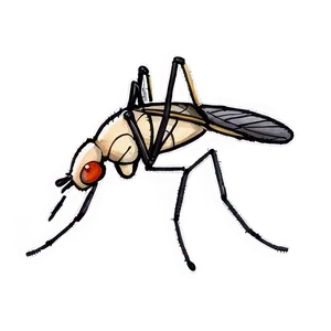 Mosquito In Watercolor Png Swe PNG image