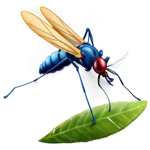 Mosquito On Leaf Png Nim86 PNG image