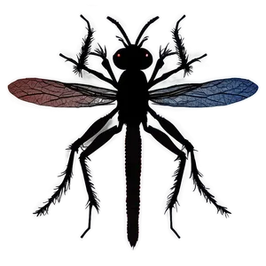 Mosquito Silhouette Png 05242024 PNG image