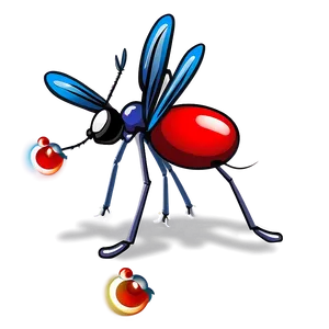 Mosquito With Blood Drop Png Qxl64 PNG image
