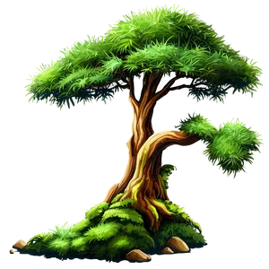 Mossy Bush PNG Laj