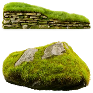 Mossy Stone Wall Png 05212024 PNG image