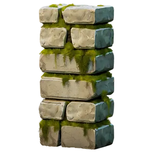 Mossy Stone Wall Png 24 PNG image