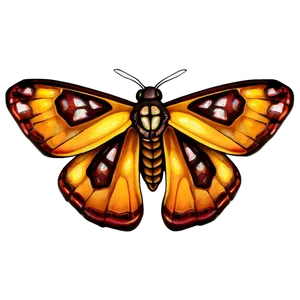 Moth In Amber PNG 05242024