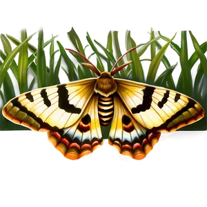 Moth In Garden PNG 05242024
