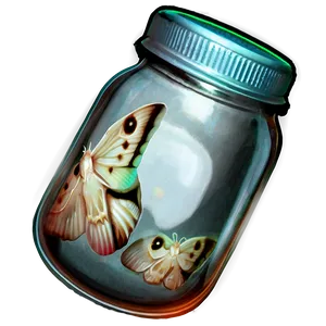 Moth In Jar PNG Nta PNG