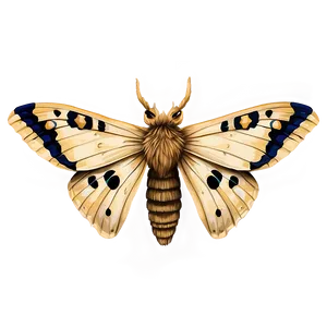 Moth Sketch PNG 05242024