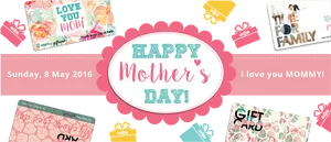 Mothers Day Celebration Banner2016 PNG image