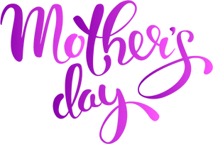 Mothers Day Cursive Texton Black Background PNG image