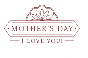 Mothers Day Love Message PNG image
