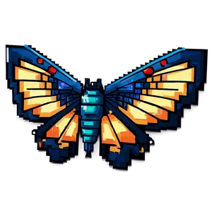 Mothra Pixel Art Png Pxu76 PNG image