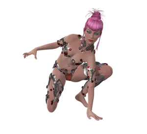 Motion Capture Session Female Model