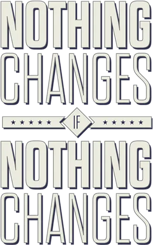 Motivational Change Quote PNG image