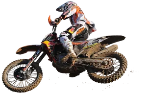 Motocross Rider Midair Action PNG image